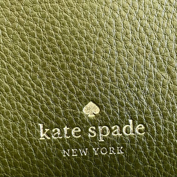 Kate Spade Marti Enchanted Green Leather Wallet Crossbody Bag Purse MSRP $249 - Picture 5 of 16